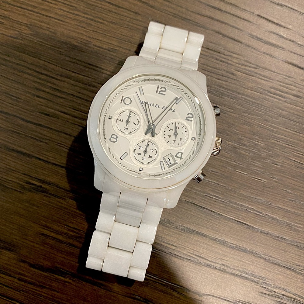 Michael Kors White Ceramic Watch
